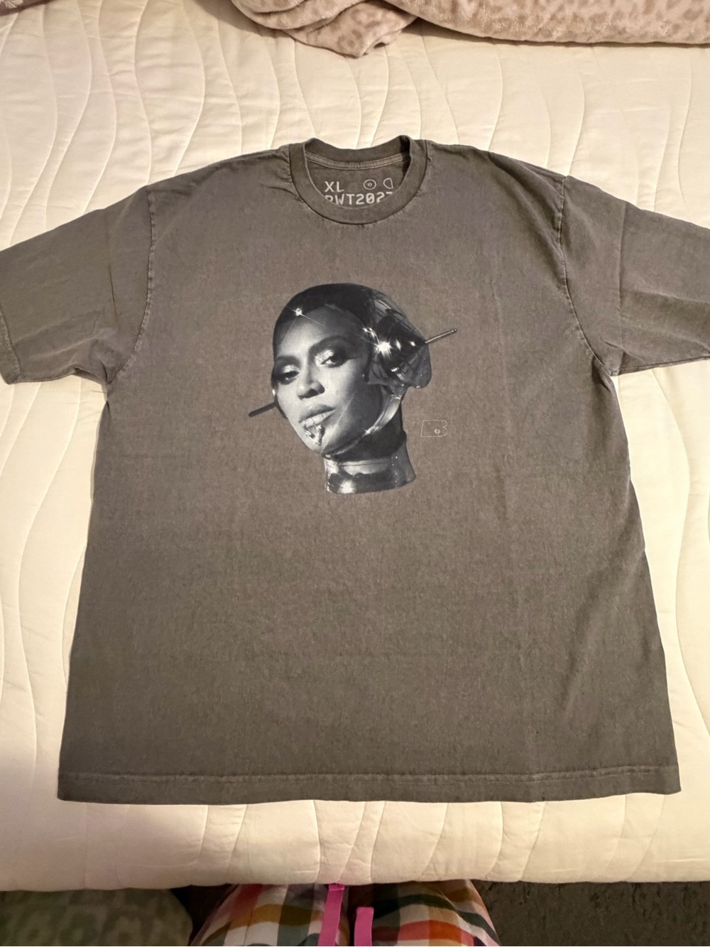 Beyoncé Renaissance Graphic Portrait Tee in Washed Charcoal